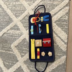 Toddler Busy Mat Blue 