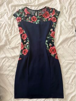 Navy Dress- S