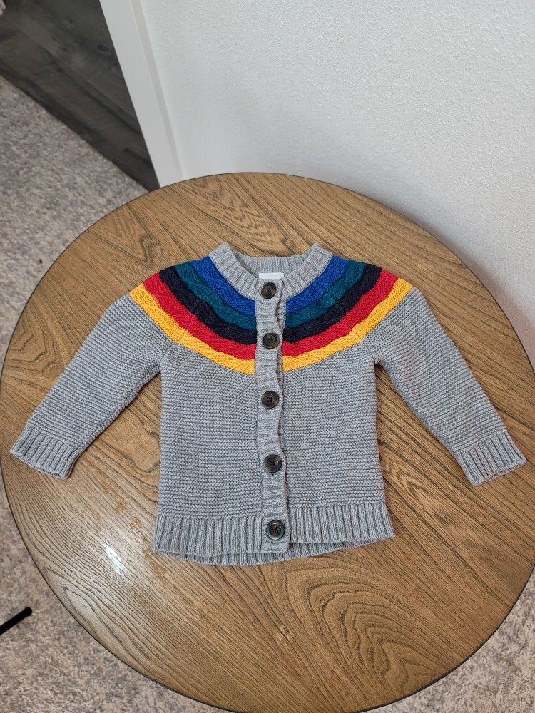 hanna Andersson baby sweater 6-12 months