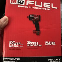 M18 Milwaukee Impact Wrench Tool New