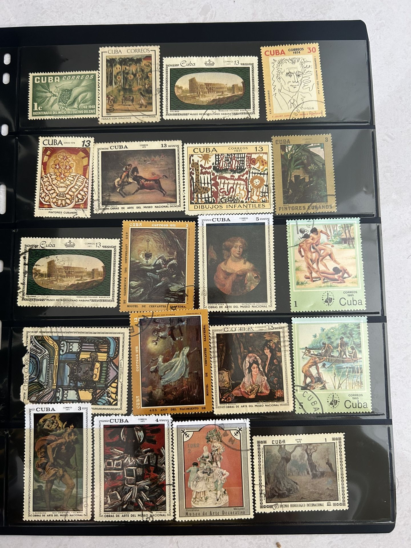 stamp collection