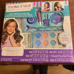Make It Real! Beauty Collection - Paint and Sparkle Mermaid Makeover Kit. New!!!