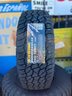265-70 R17 a/t blackhawk brand new tires🛞