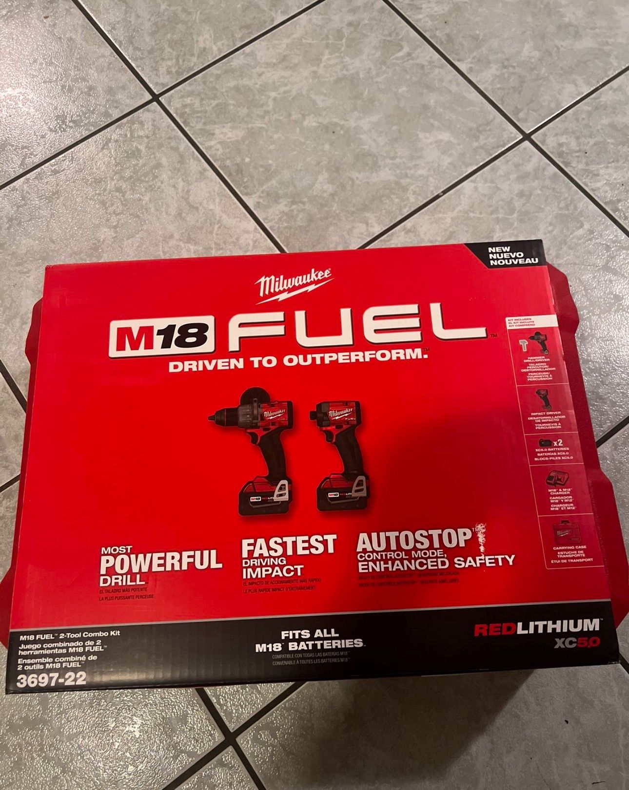 Milwaukee Sets Of Drills M18 4 GEN