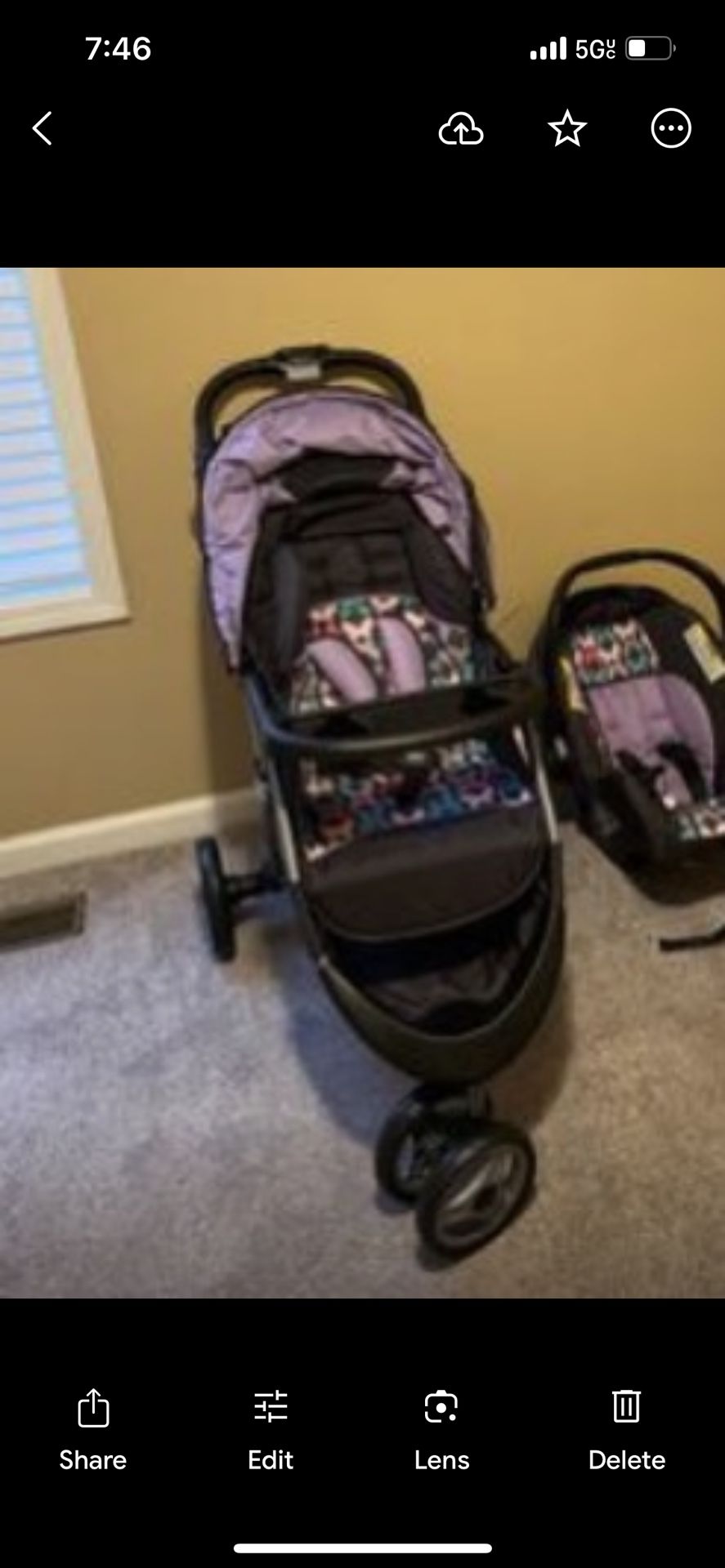Butterfly Stroller Available With Seat Straps