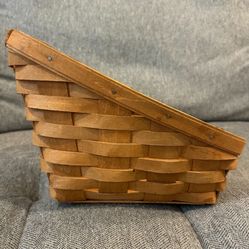 Vintage 1987 Longaberger Basket — Handwoven USA