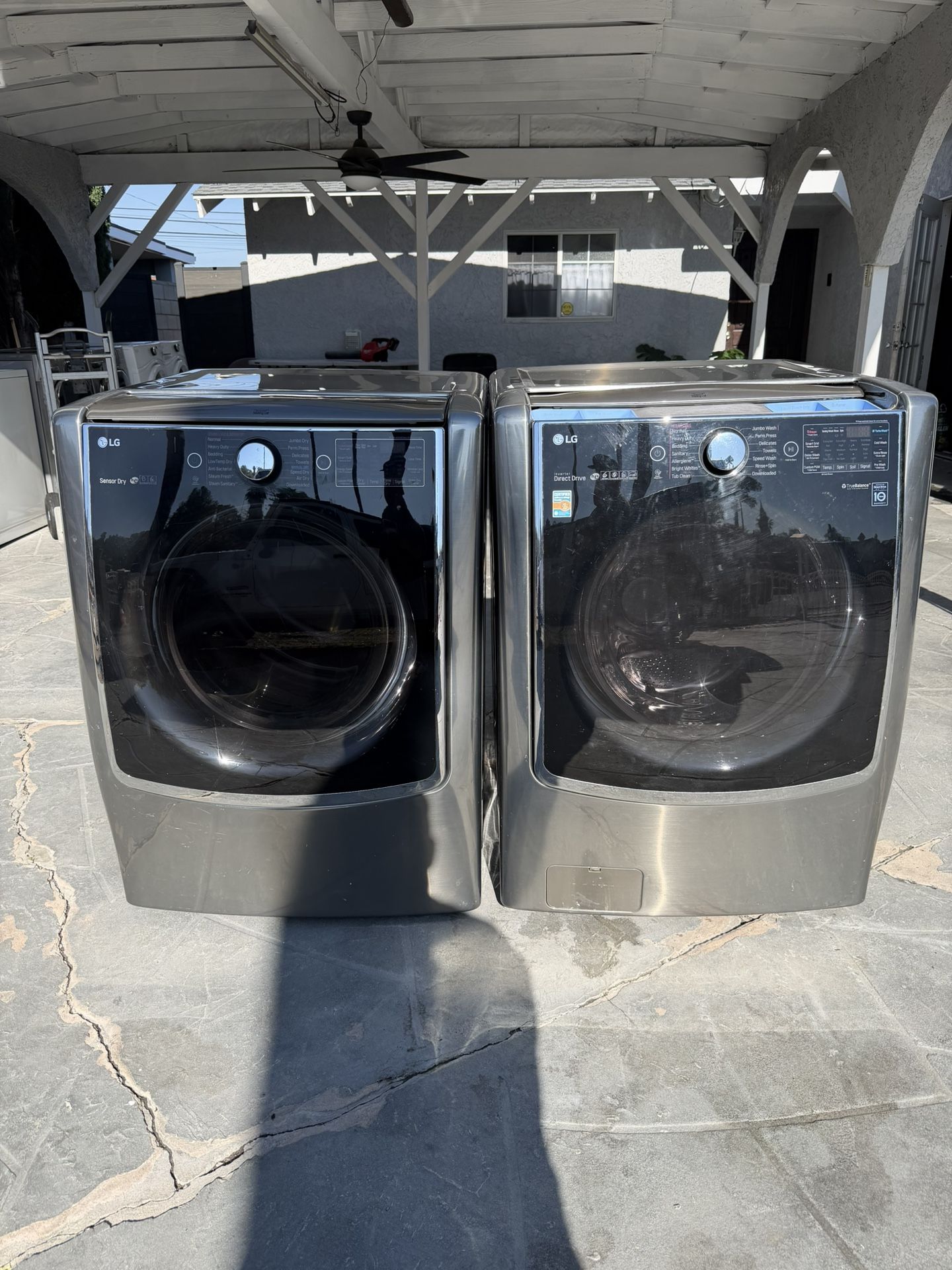 XXL Washer Lg And Gas Dryer 