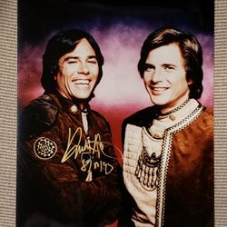 Battlestar Galactica- Richard Hatch, Autograph- "Captain Apollo" Signed 8x10