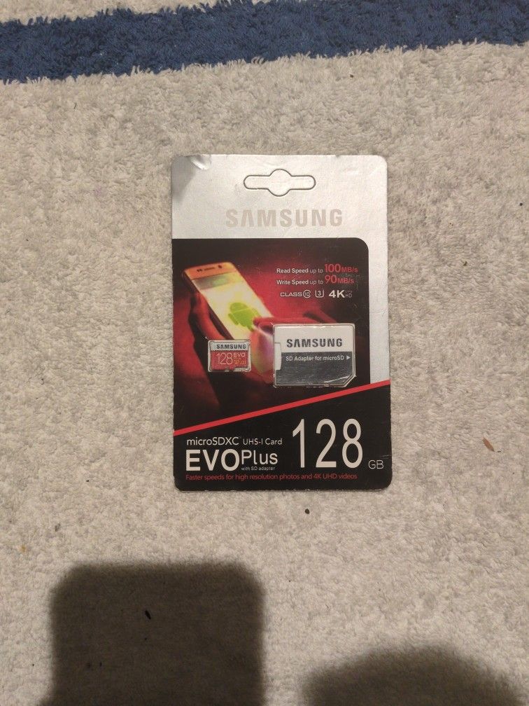 samsung microsdxc evo plus 128 gb- New In Package