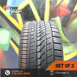 Pair of 2 New 245/45R18  100V  Continental  PureContact LS