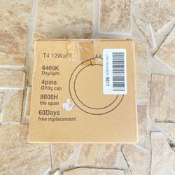 6400k Daylight T4 12Wat'S