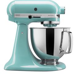 KitchenAid Artisan Series 5 Quart Tilt Head Stand Mixer with Pouring Shield KSM150PS, Aqua Sky