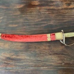 Vintage Brass Lion Headed Sword