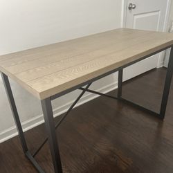 brown wooden desk