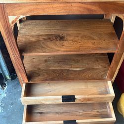 Rustic Style Nightstand