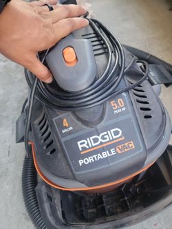 Ridgid portable vac