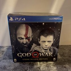 PS4 God Of War Stone Mason Edition