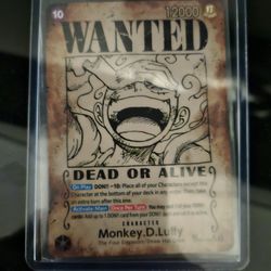 Luffy Wanted Poster 