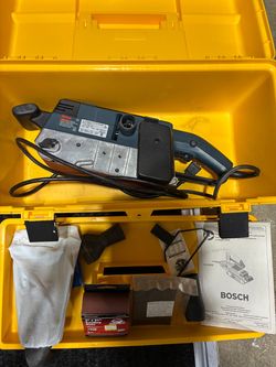 Pristine Bosch 1274DVS Belt Sander in Case with Accessories