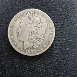 1880 Morgan Silver Dollar 