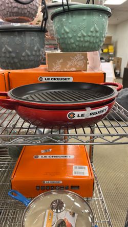 Cast Iron Braiser - Le Creuset 3.5 Qt - New