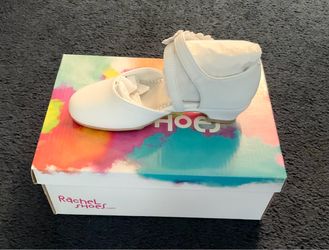 New toddler girls white dress shoes-size 11