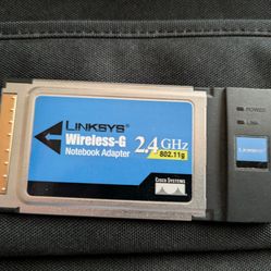 Linksys wireless notebook adapter