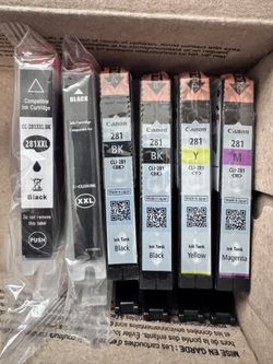Canon 281 Inkjet Ink Cartridges NEW