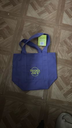 Trader Joe’s purple/green tote