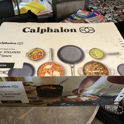 Calphalon 12 Piece Pot Pan Set Brand New