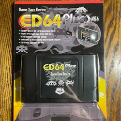 ED64 Plus Save Game Device Flash Cart - 64 Bit Retro 340 in 1