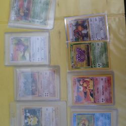 8 First Edition Pokemon Cards 