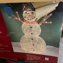 Outside Snowman 