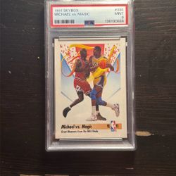 Michael Jordan 1991 skybox card PSA 9