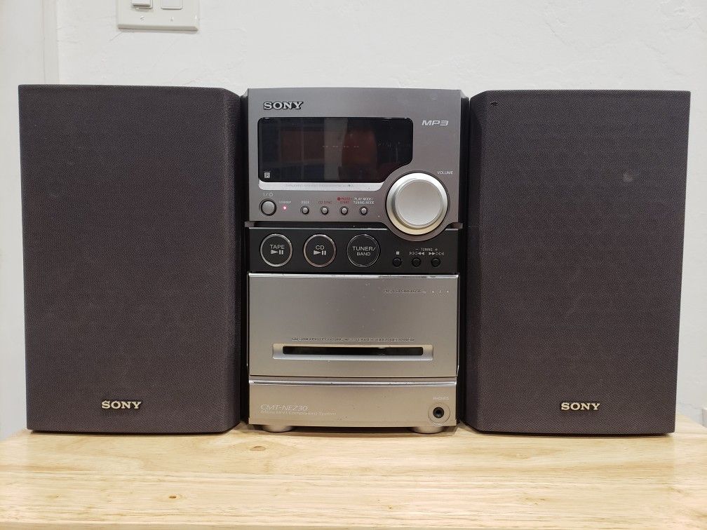 Sony Cassette and CD Stereo System