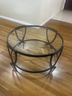 Coffee table and wall table matching set