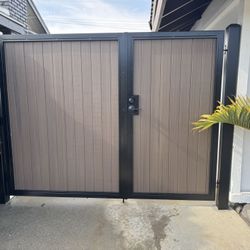 Metal Fence And Gate