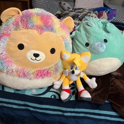 Squish mellow & Tails Plush