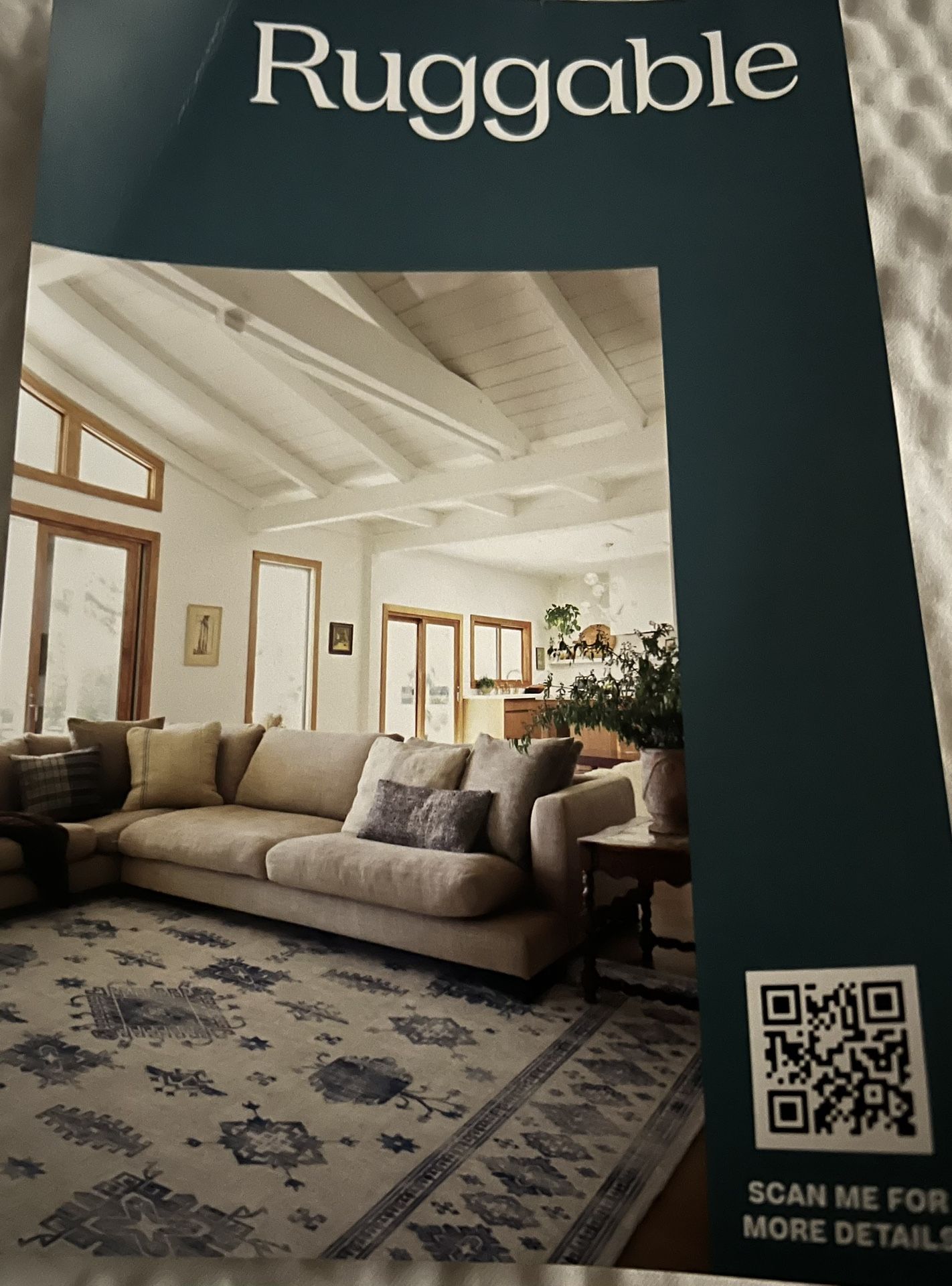 Ruggable Carpet,,very Light Colored Pink Soft Shag Rug