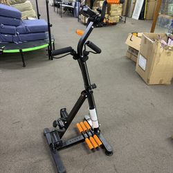 Resenkos Adjustable Pedal Exerciser for Arm and Leg with Resistance - Orange