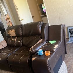 Loveseat Recliner Couch 