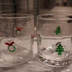 Thick set of glasses