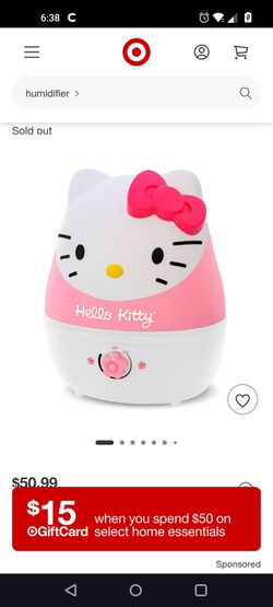 Hello Kitty ultrasonic cool mist humidifier