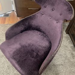 purple chair