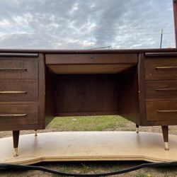 Vintage Mid Century Modern Office Desk