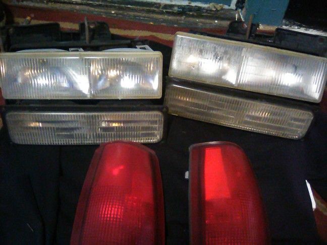 Chevy Head And Taillights Set