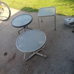 3 Patio Tables