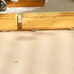 ANTIQUE WOODEN TRAIN SET