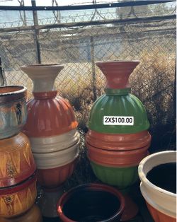 Clay pots. This weeks sales.