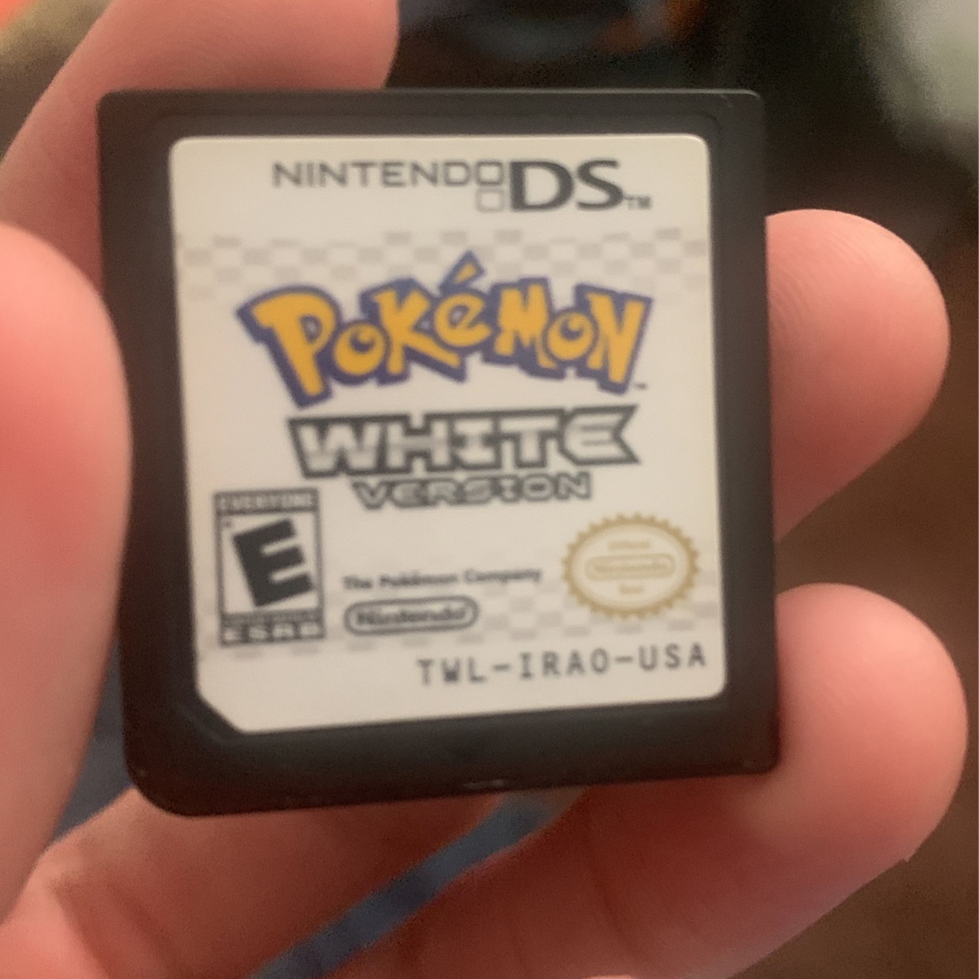 authentic pokemon white game